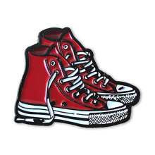 Factory custom high quality clothing metal shoes custom soft enamel pin